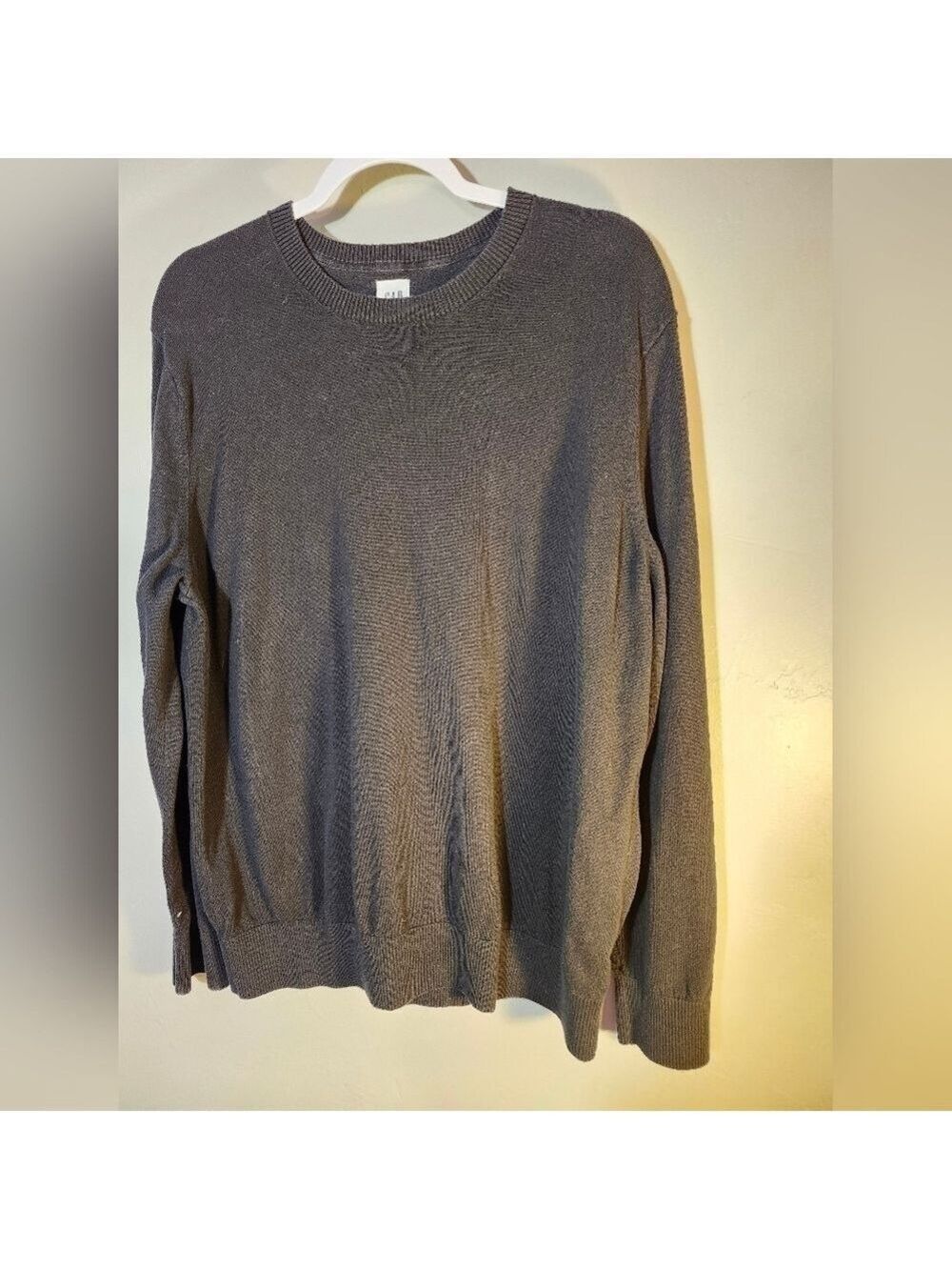 Gap Men's 100% cotton black crewneck pullover sz XL